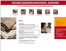 Tablet Screenshot of meubelmakersvakschool.nl